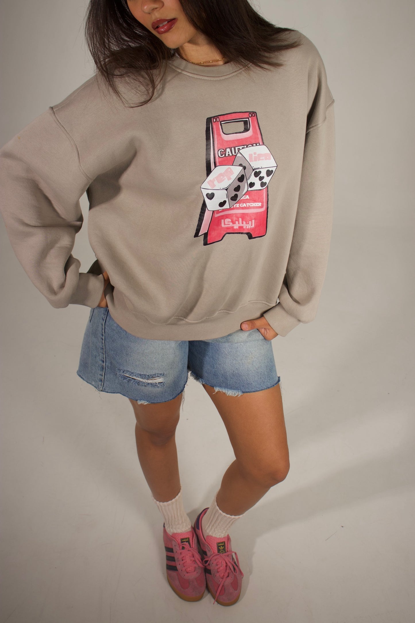 roll the dice crewneck