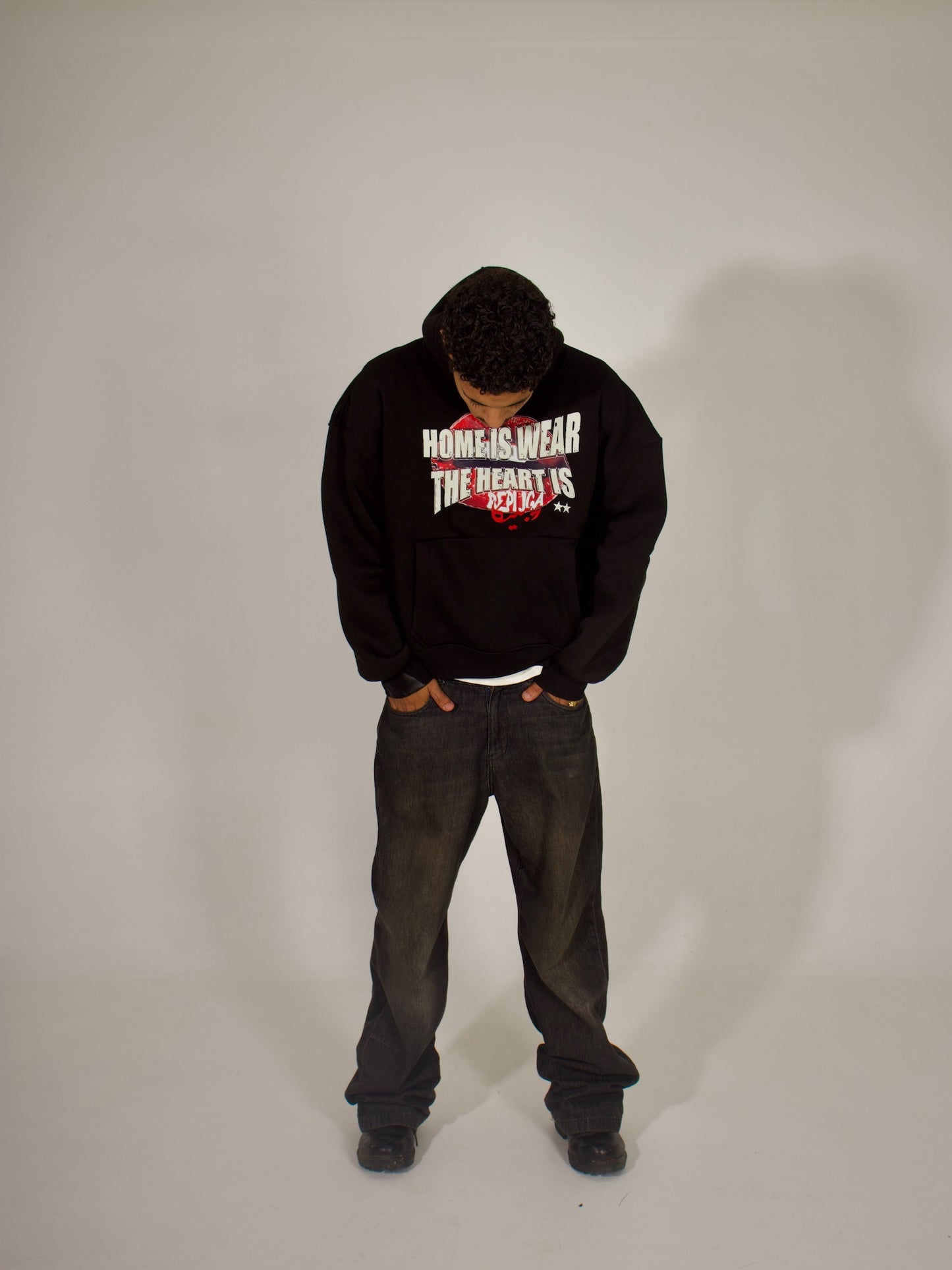 wear the heart hoodie