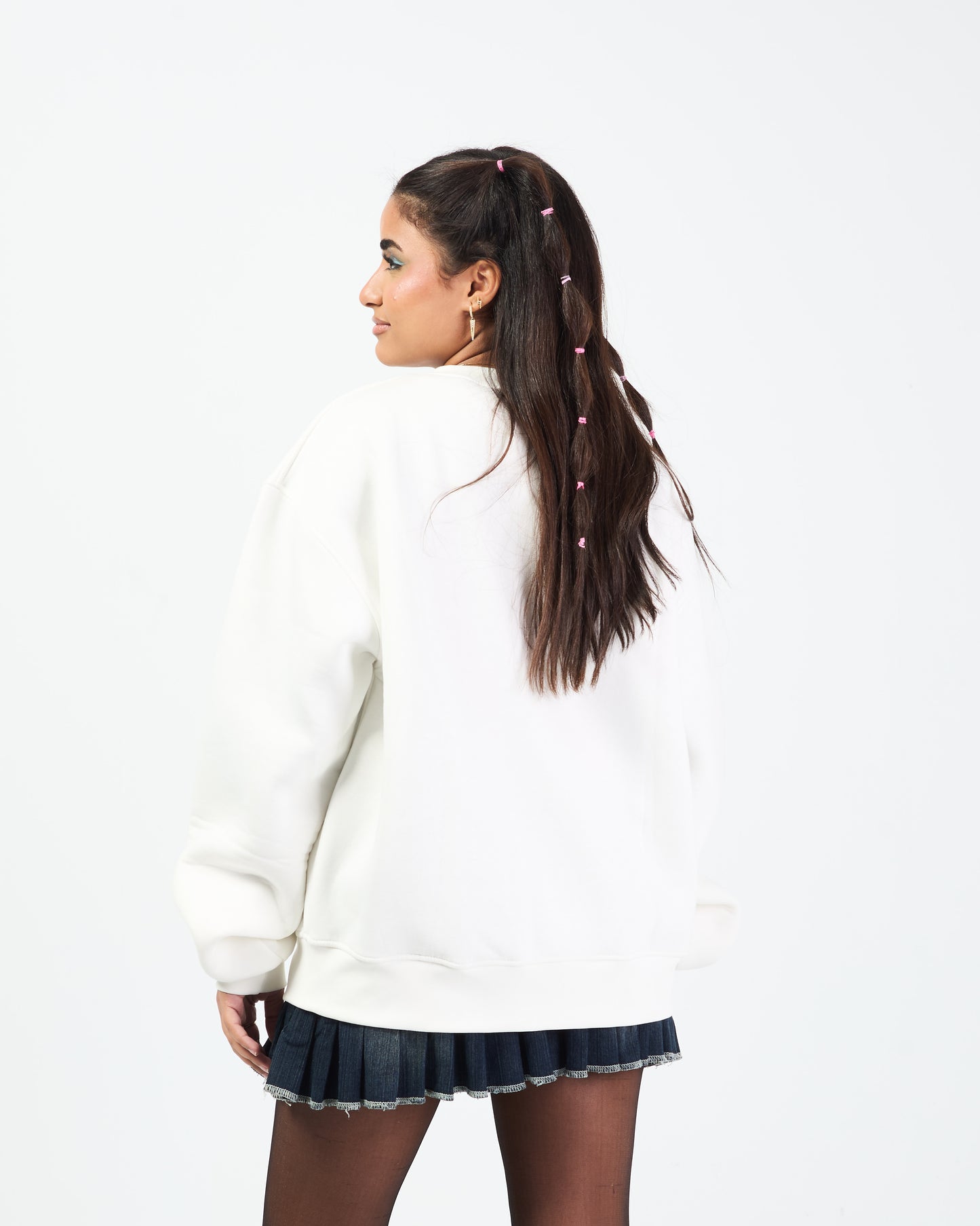 Cobalt hearts crewneck