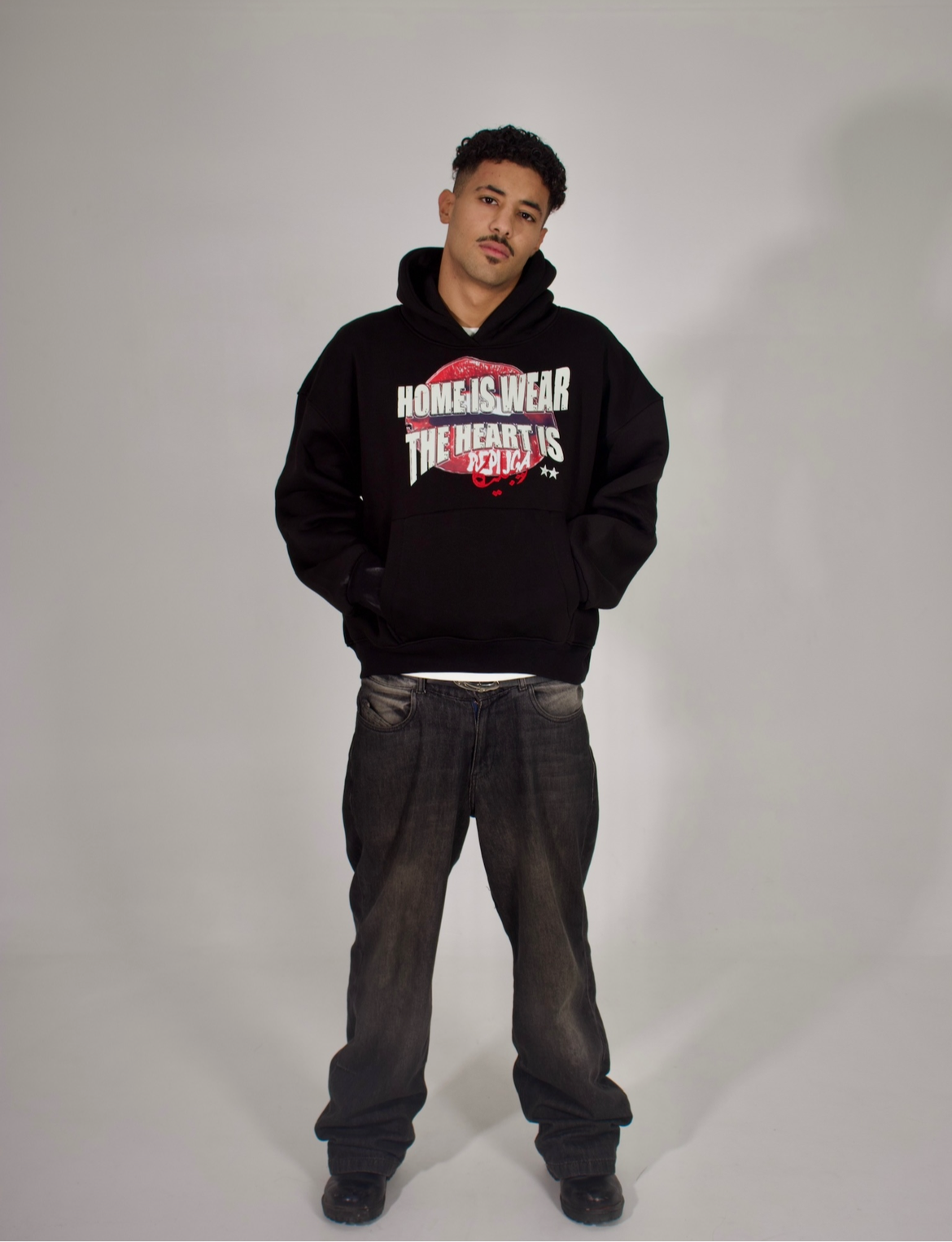 wear the heart hoodie