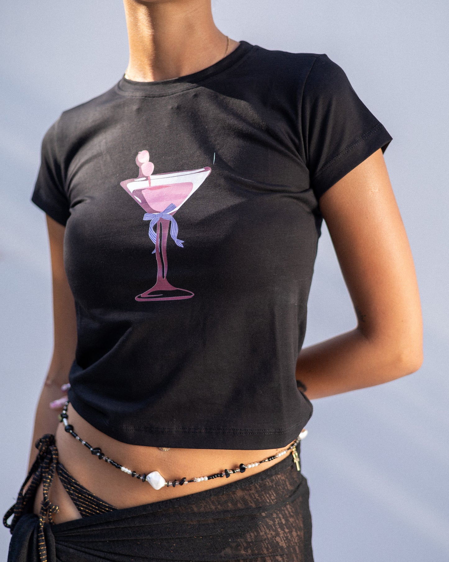 Martini baby tee